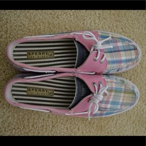 Women’s Sperry Plaid Boat Shoe